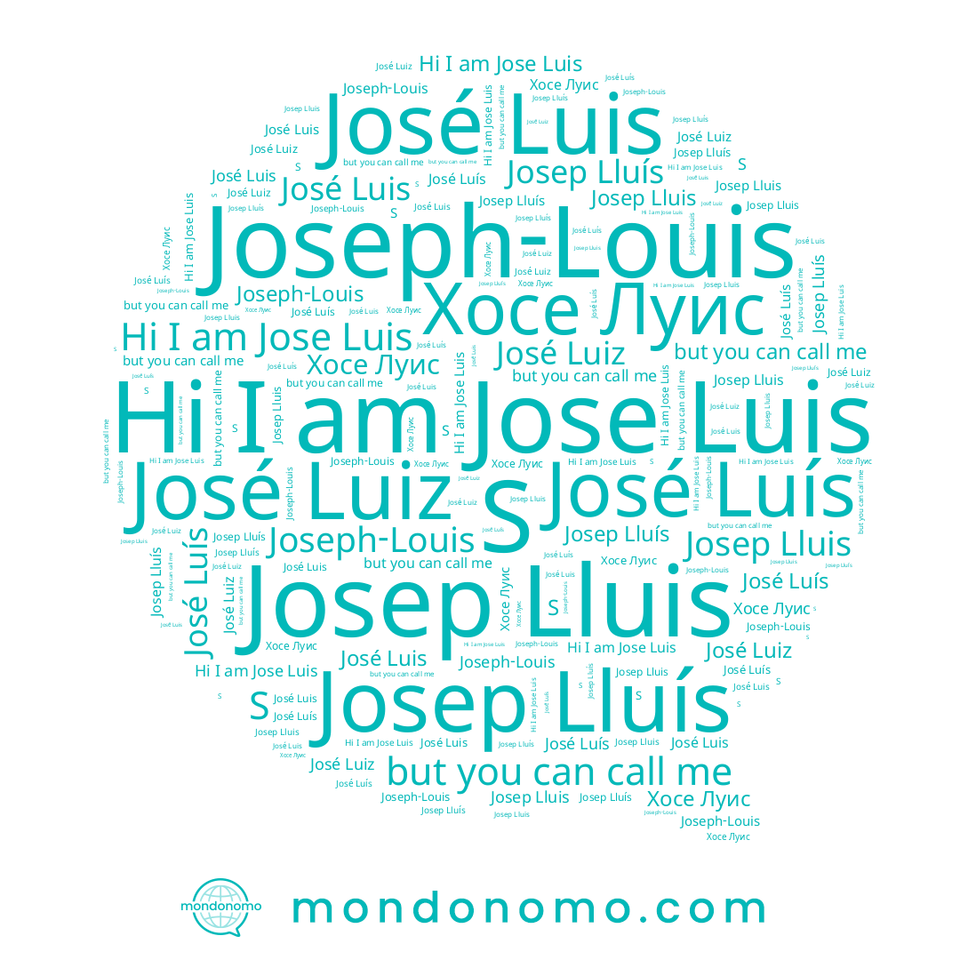 name Jose Luis, name Josep Lluis, name José Luis, name José Luiz, name José Luís, name Joseph-Louis, name S, name Хосе Луис, name Josep Lluís